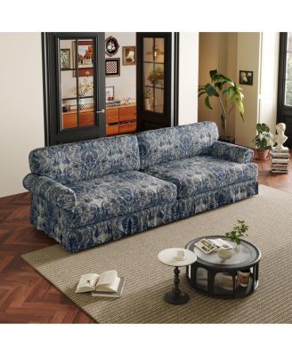 Luxuriously Comfortable 4-Seater Cloud Couch, Fabric Sofa