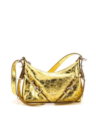 Mini Voyou Shoulder Bag Metallic Leather