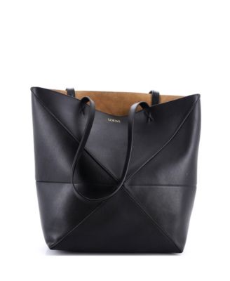 Medium Puzzle Fold Tote Leather