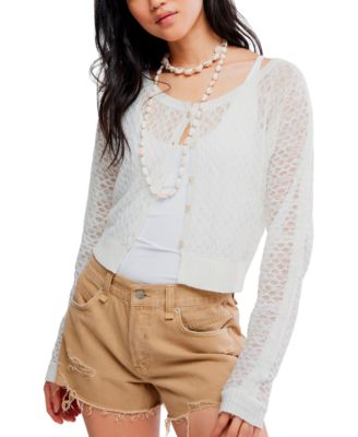 Women's Maris Fine Gauge Scoop Neck Cardigan