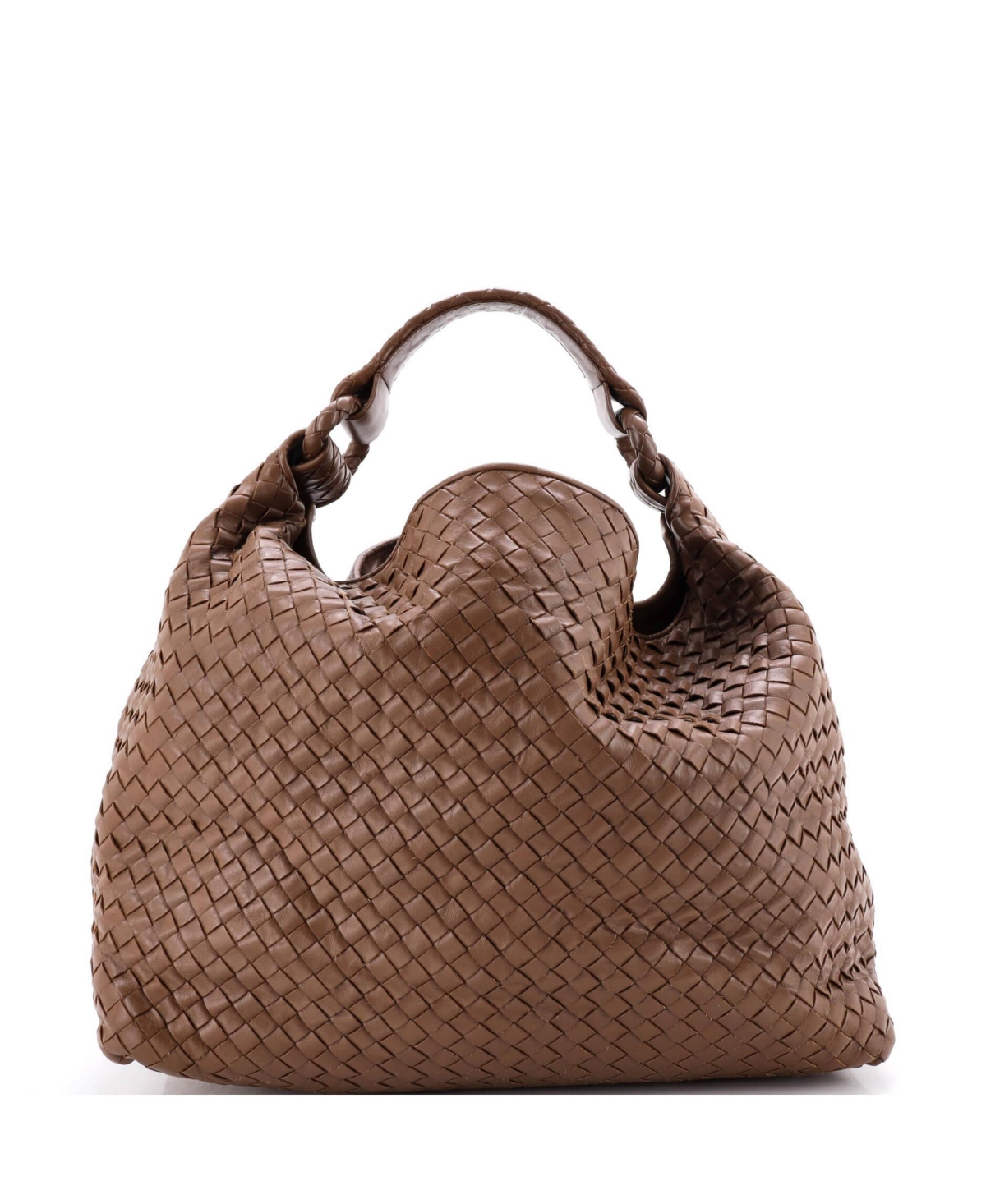 Pre-Owned Bottega Veneta Medium Sloane Hobo Intrecciato Nappa