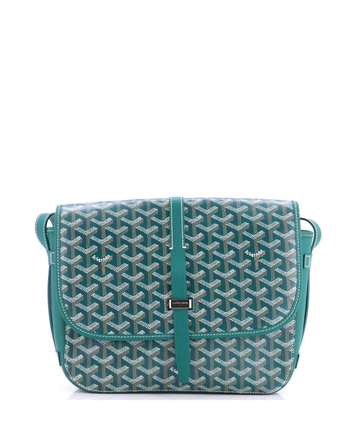 Pre-Owned Goyard Mm Belvedere Ii Messenger Bag Coated Canvas