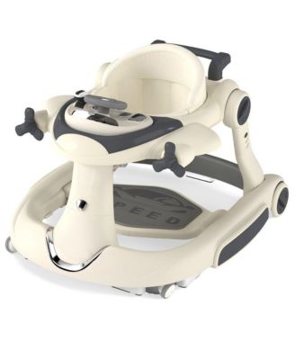 Convertible Baby Activity Walker with Adjustable Height, Foldable Design and Interactive Play Features