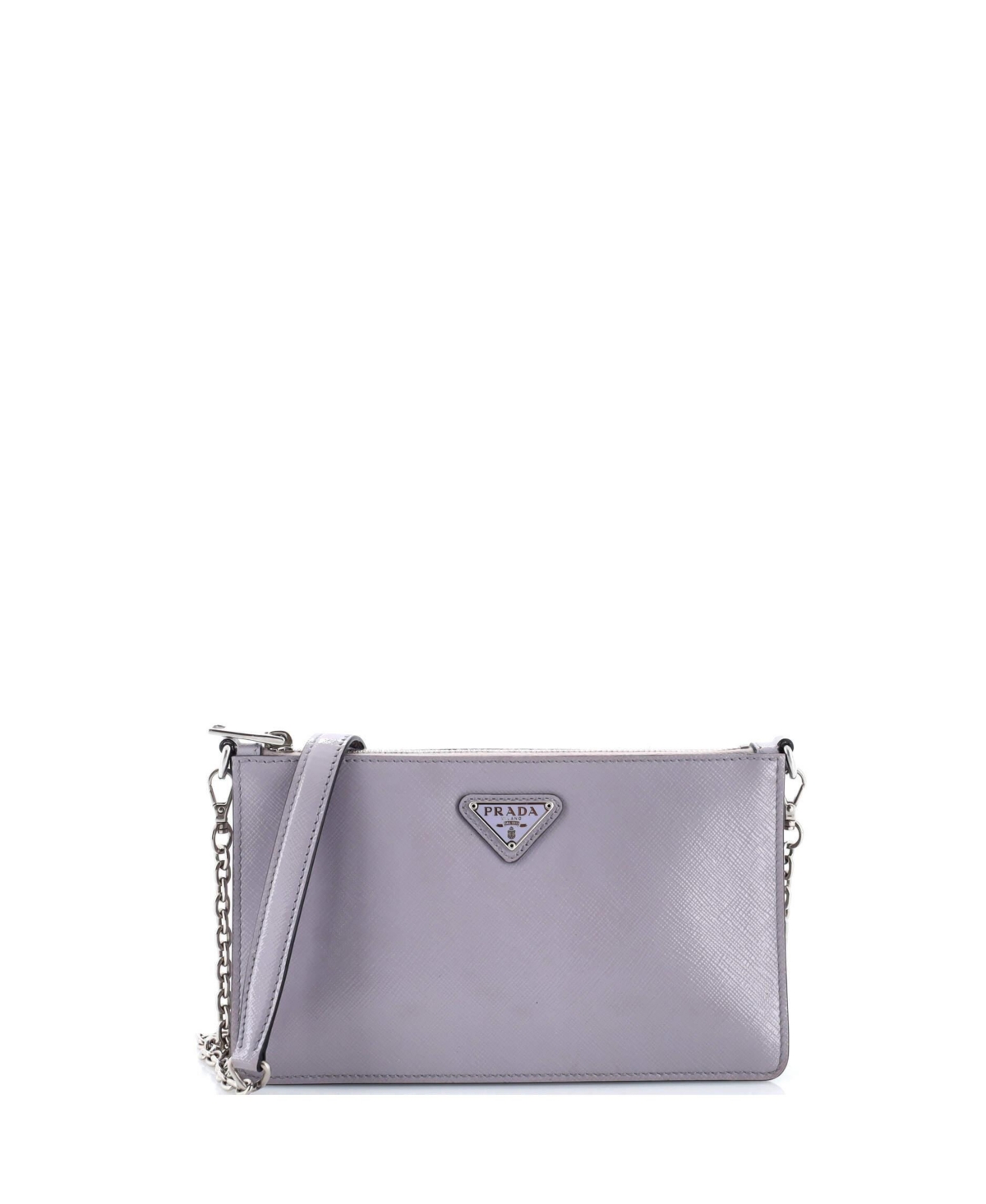 Pre-Owned Prada Small Chain Crossbody Bag Vernice Saffiano Leather