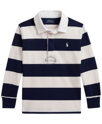 Boys' 2T-7 Iconic Long-Sleeve Rugby Shirt