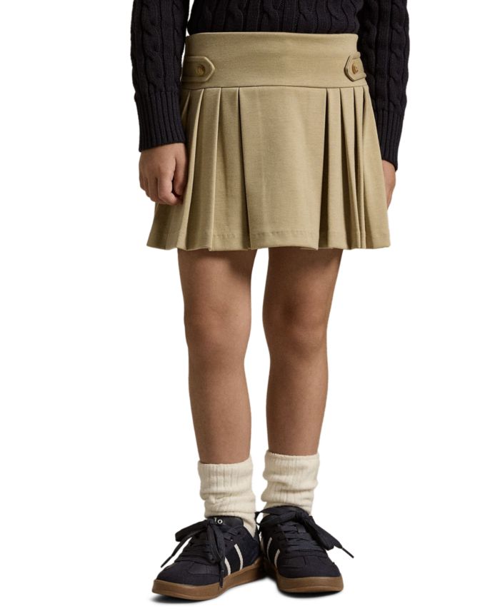 Polo Ralph Lauren Toddler Little Girls Pleated Ponte Skort
