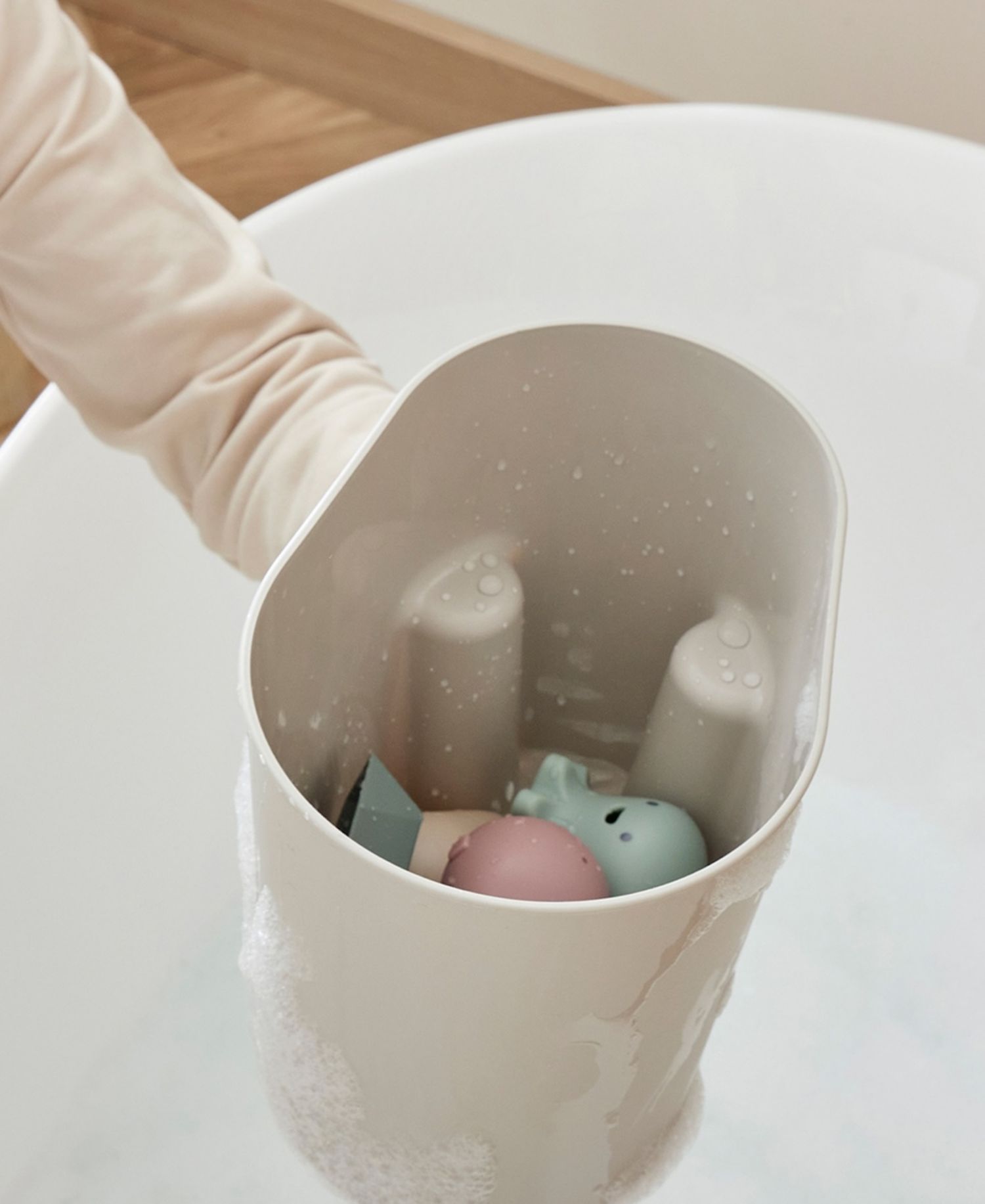 Baby Boys' and Baby Girls' Ellie Bath Toy Drying Storage Caddy
