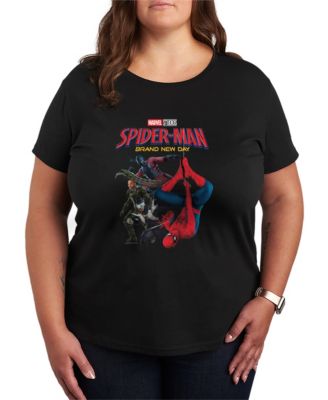 Plus Size Spider-Man Brand New Day Scorpion and Heroes Graphic T-Shirt