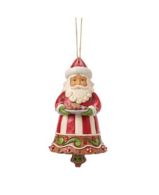 Heartwood Creek Gingerbread Santa Bell Ornament