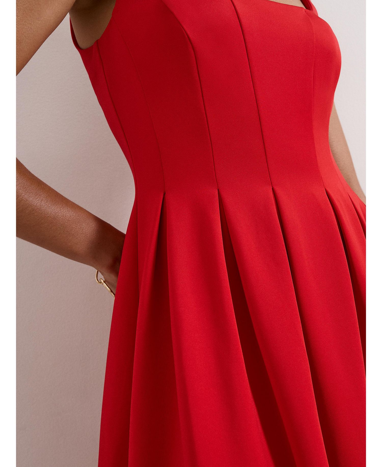 Women's Katie Square-Neck Midi Dress