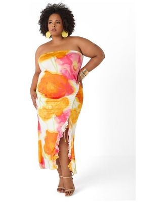 hello molly white dress HELLO MOLLY No Other Love Maxi Dress White