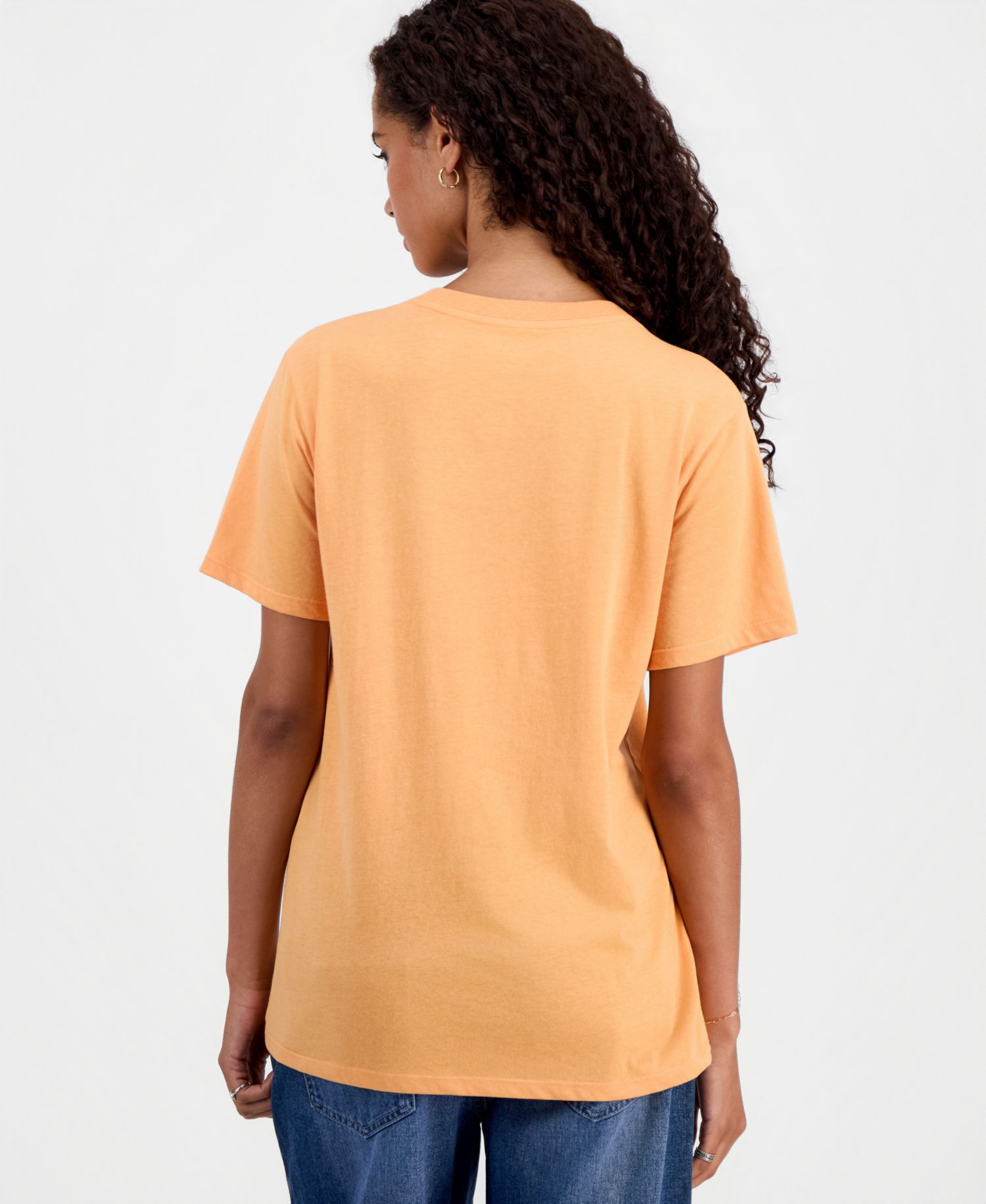 Juniors' Snoopy Pumpkin Graphic-Print T-Shirt