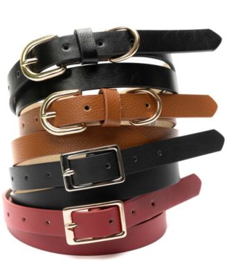 4-For-1 Buckle Belt Set
