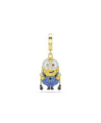 Swarovski Gold-Tone Plated Minions Bob Charms - Gold