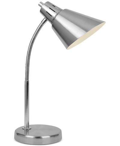 Lite Source Fluorescent Nickel Desk Lamp