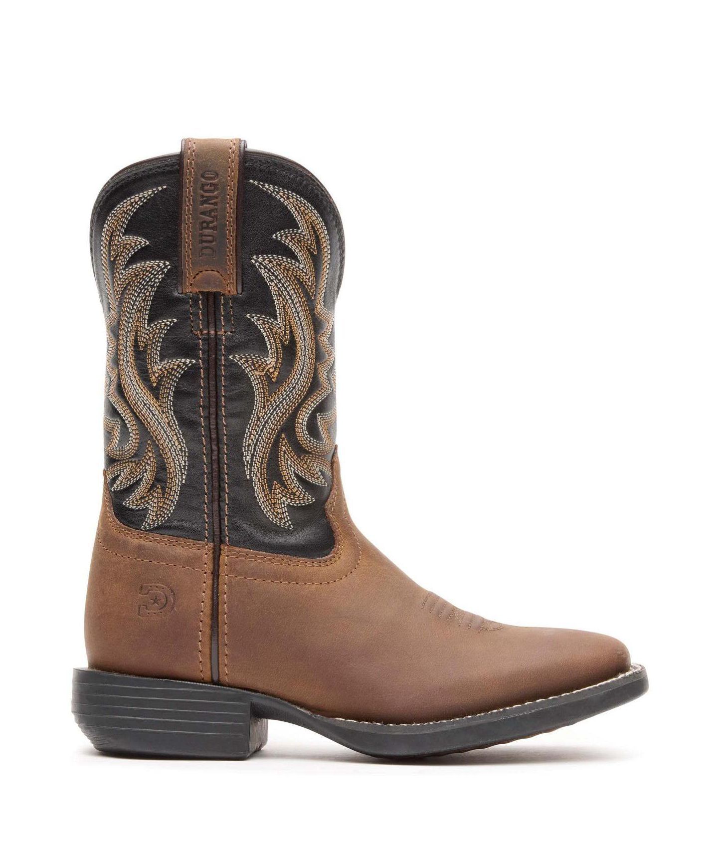 Детские ботинки Durango Shyloh Western Boot, цвет: Коричневый / Чёрный — фото 2