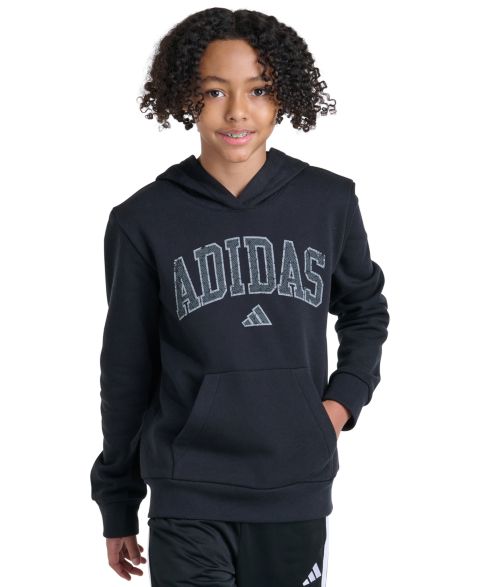 Детский свитшот adidas Collegiate Arch с длинным рукавом, 8-20, цвет: Чёрный