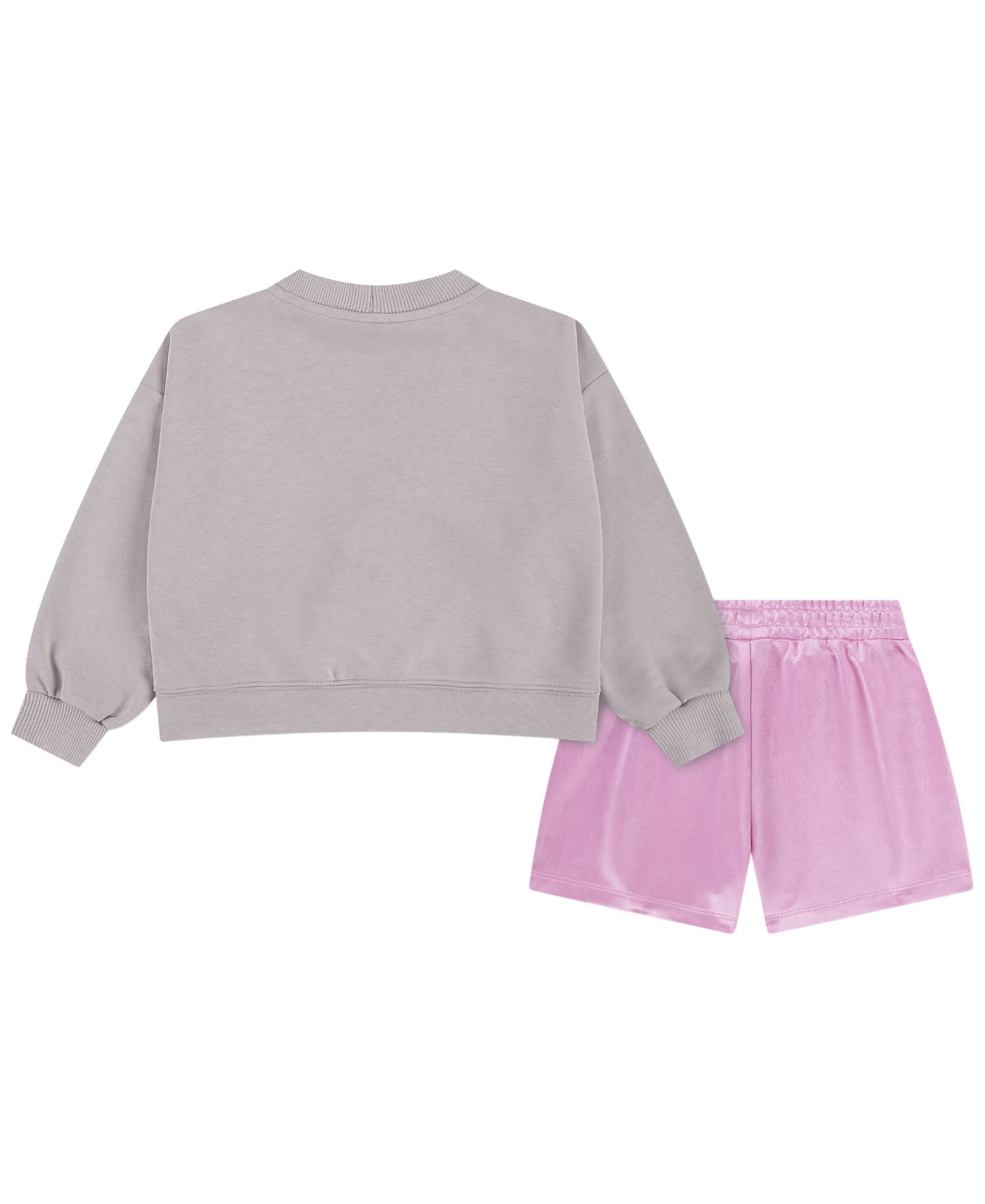 Комплект Nike Juxta Top and Skort, 2-Piece Set для девочек-малышей, цвет: Серый — фото 2