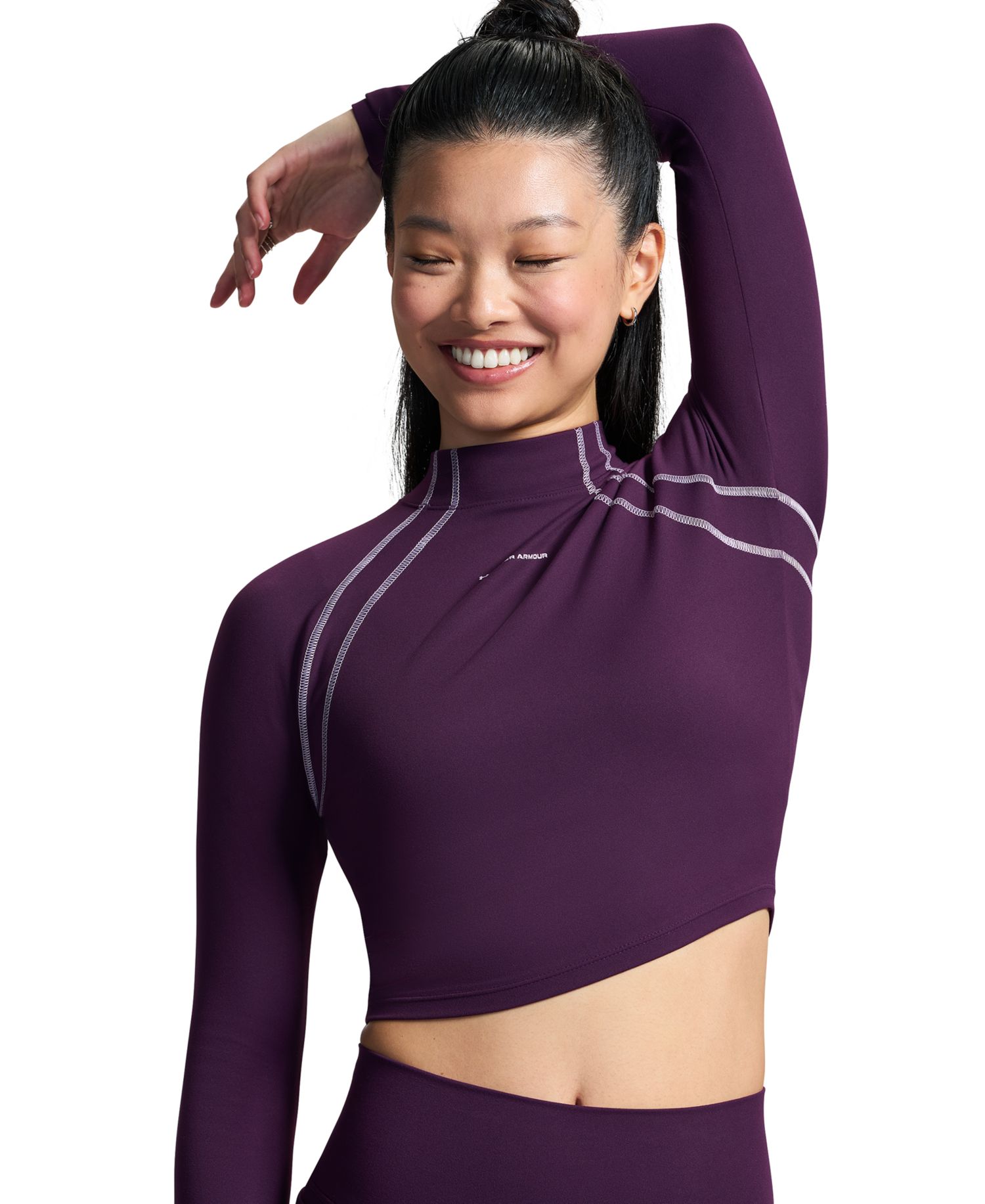 Women's Motion Long-Sleeve Mock-Neck Top