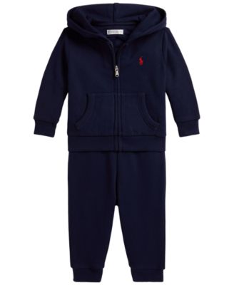 Baby Boys' Full-Zip Hoodie and Pants, 2-Piece Set