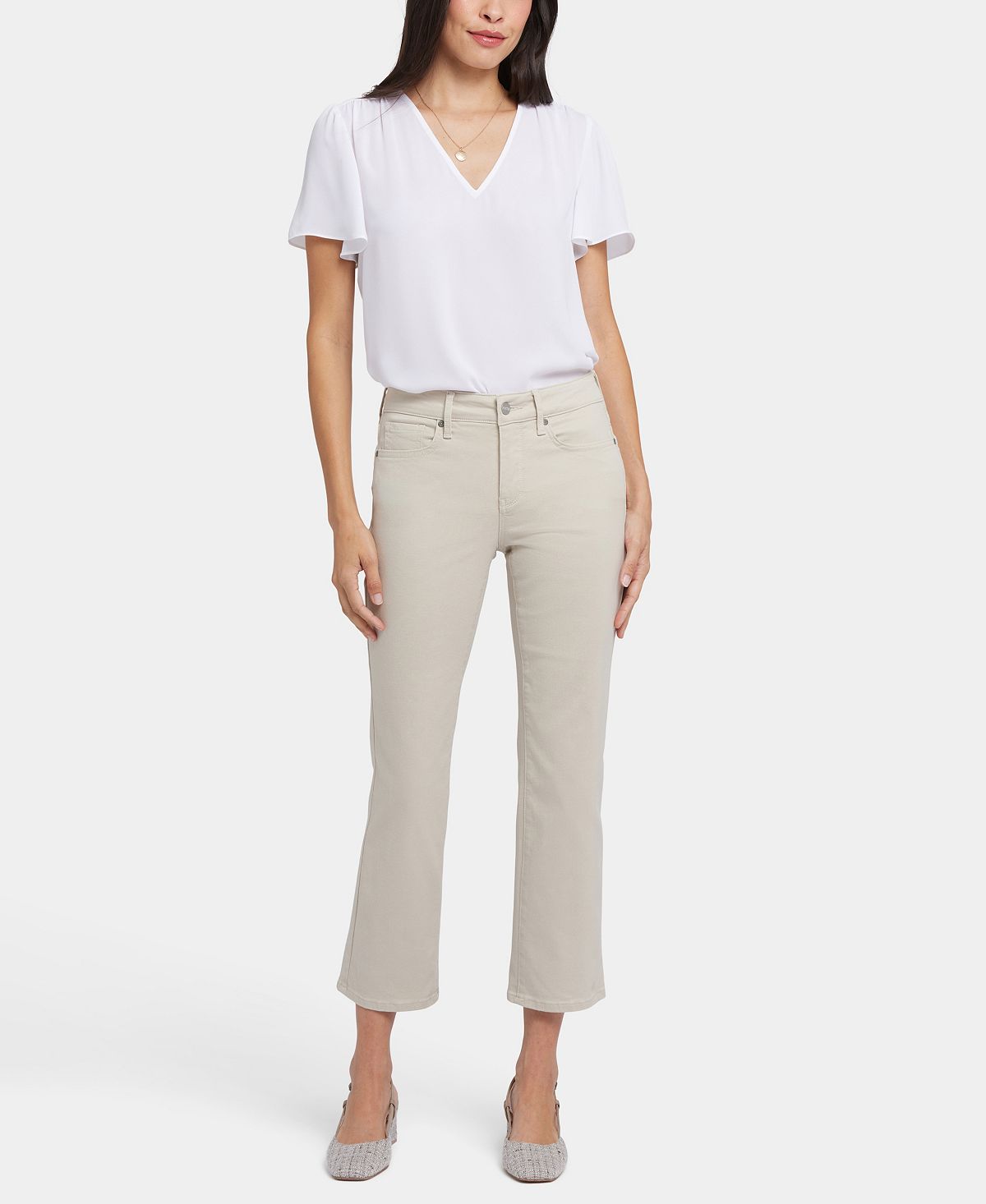 NYDJ Women's Marilyn Straight Ankle Jeans view 2 — MAYCSS fashion products