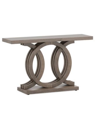 Modern Geometric Console Table for Entryway, Hallway and Living Room Storage