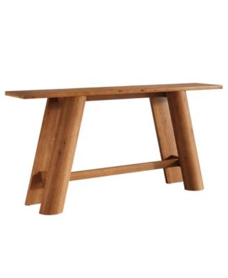 Long Wood Console Table for Living Room Hallway and Entryway