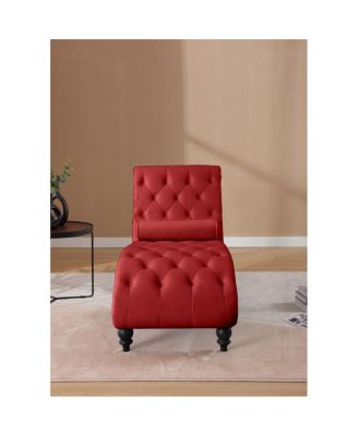 Classical Velvet Recliner Chair with Button Tufting and Nailhead Trim