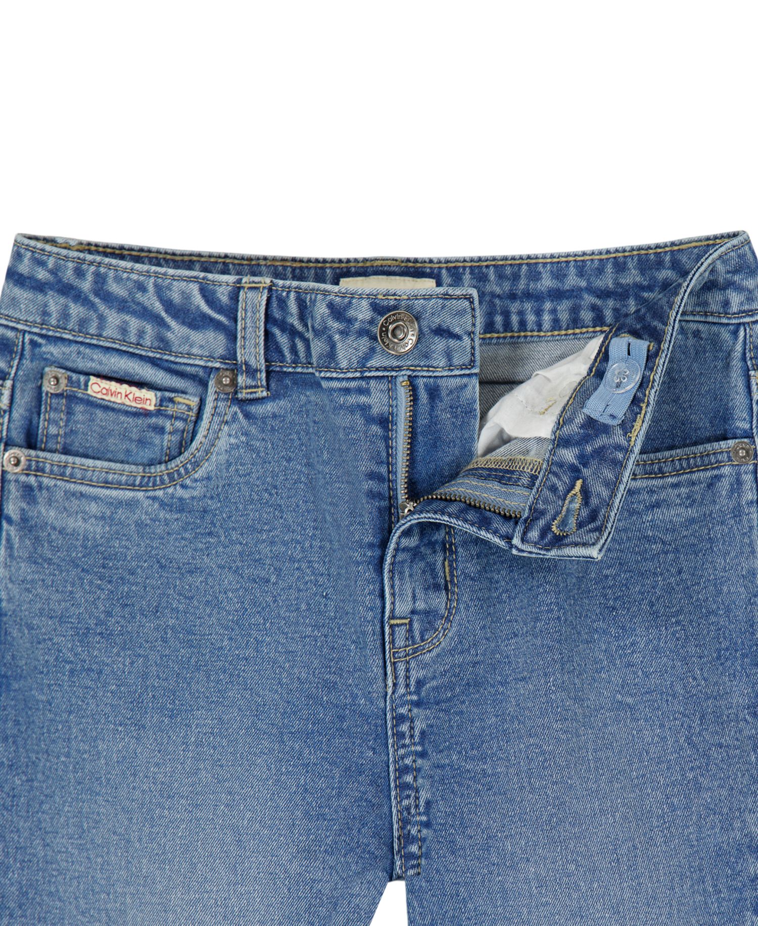 Girls' 7-16 2-Tone Flared Denim Jeans