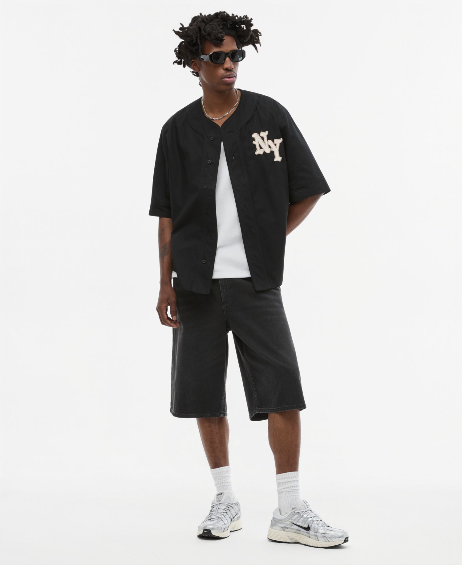 Men's Oversized NY Baseball Top