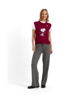 Women's Chinti and Parker Wool-Cashmere Snoopy Tank