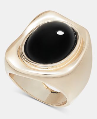 Bold Oval Stone Statement Ring
