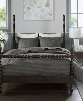 Madison Park Signature Serene Hand Quilted 3-Pc. Quilt Set, King