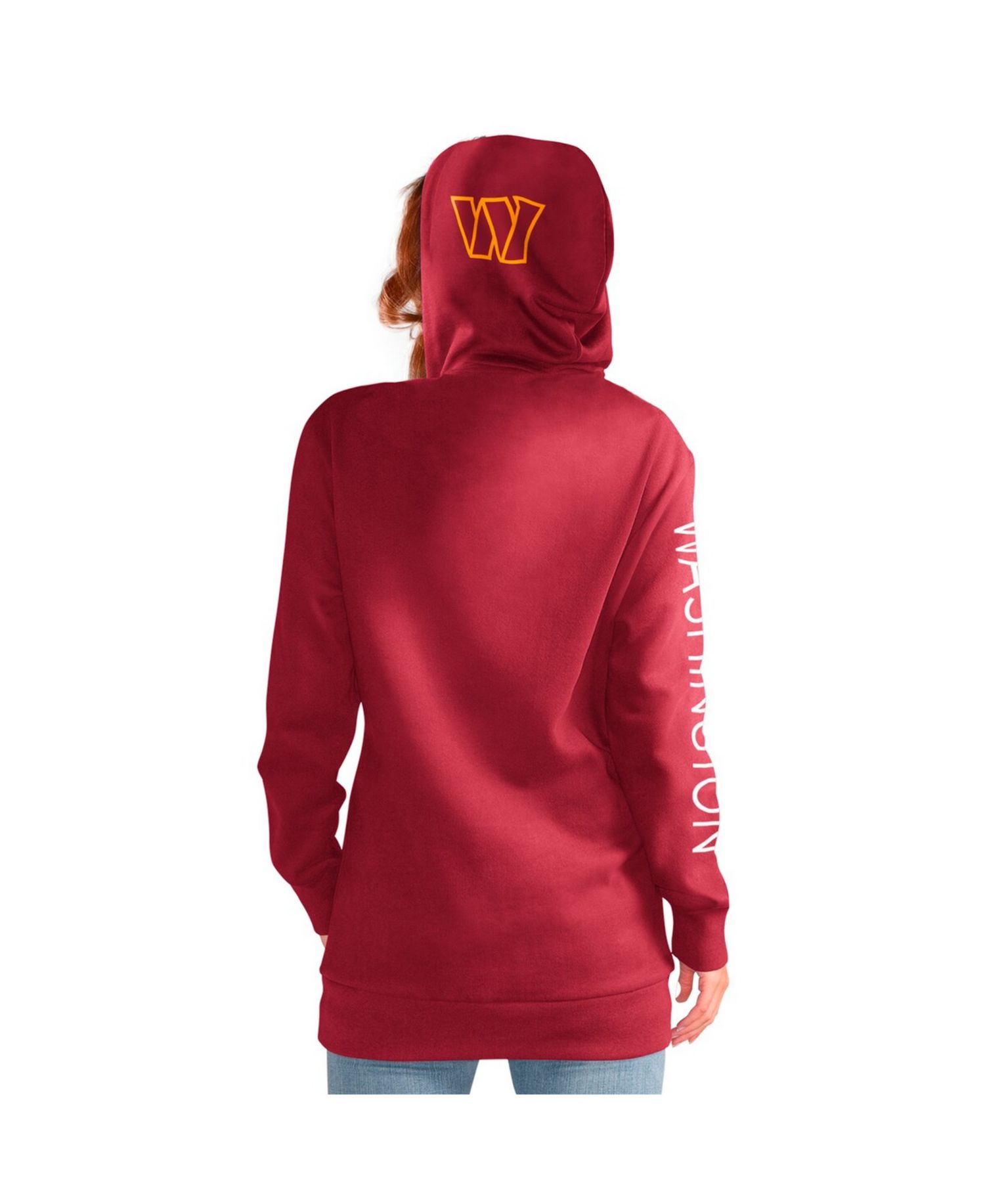 Women's Burgundy Washington Commanders Extra Inning Pullover Hoodie