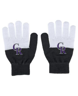 Women's Colorado Rockies Color-Block Gloves
