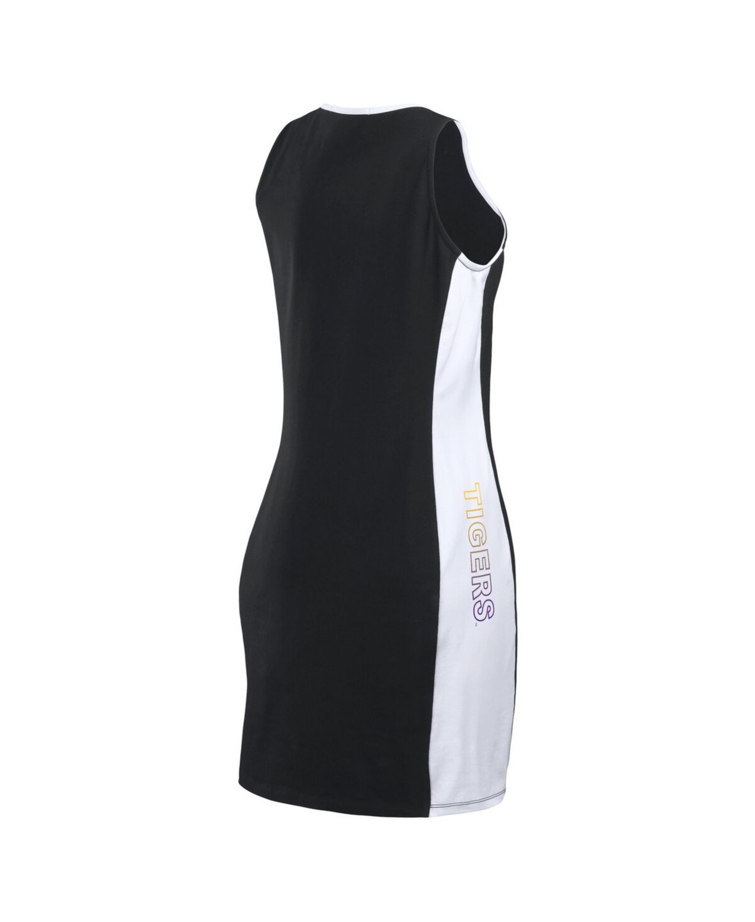Women's Black LSU Tigers Bodyframing Tank Dress