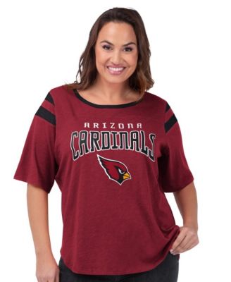 Women's Cardinal Arizona Cardinals Plus Size Linebacker T-Shirt