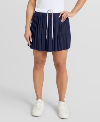 Women's Navy Houston Astros Pleated Skort