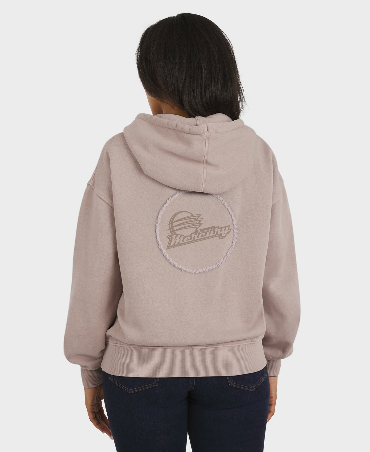 Wear by Erin Andrews Women's Tan Phoenix Mercury Washed Pullover Crewdie