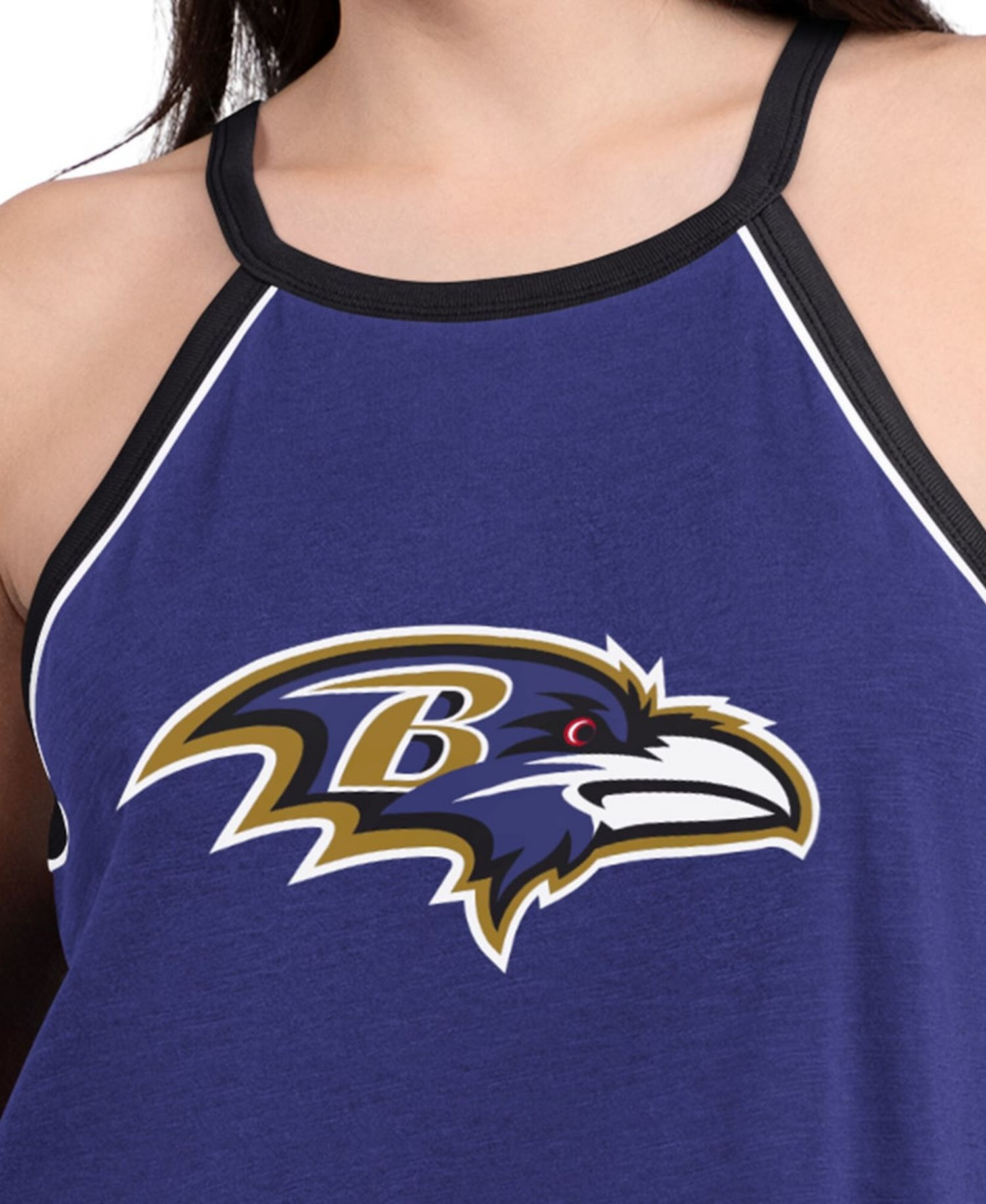 Women's Purple Baltimore Ravens Redemption Win Slub Tank Top