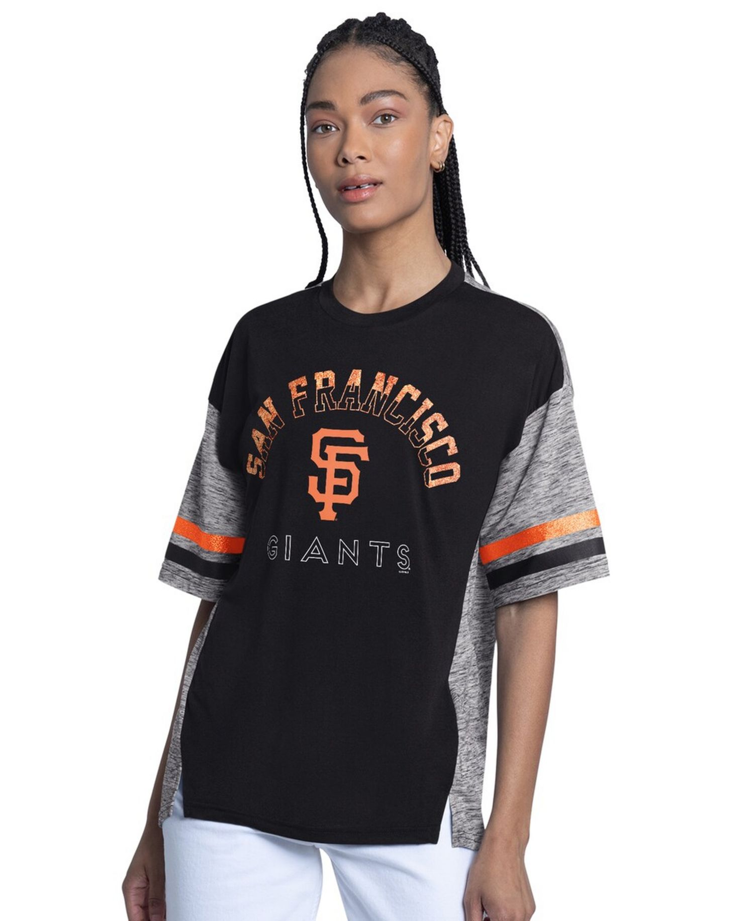 Women's Black San Francisco Giants Off-Season Oversized Top