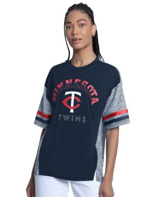 Women's Navy Minnesota Twins Off-Season Oversized Top