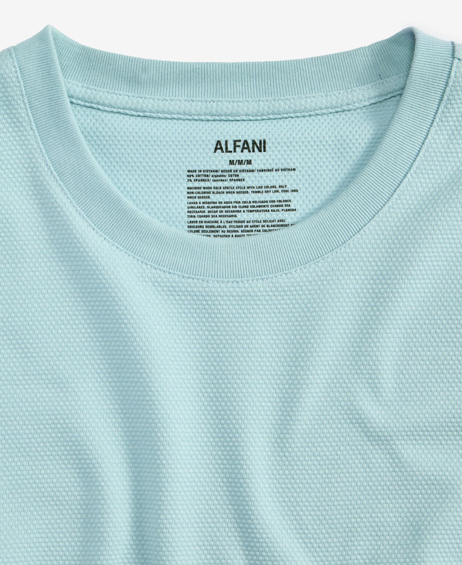Men's Short-Sleeve Textured Mercerized T-Shirt