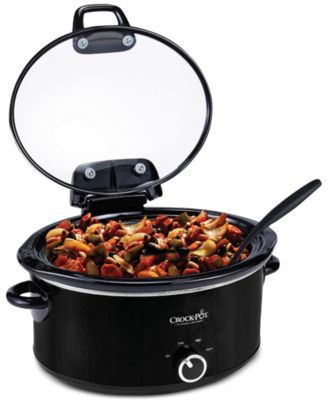 Crock-Pot - SCCPVM600H-BI Lift & Serve Slow Cooker