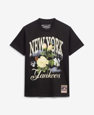 Men's Black New York Yankees Cooperstown Floral T-Shirt