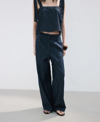 Women's Wide Leg Denim Pants
