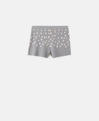 Women's Decorative Buttons Shorts
