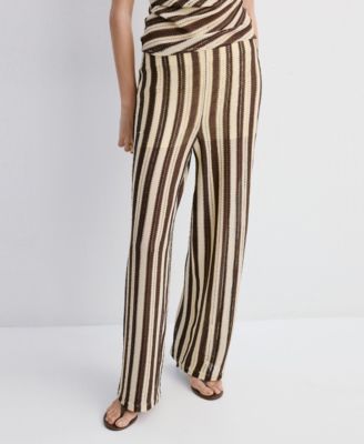 Women's Stripes Knit Pants
