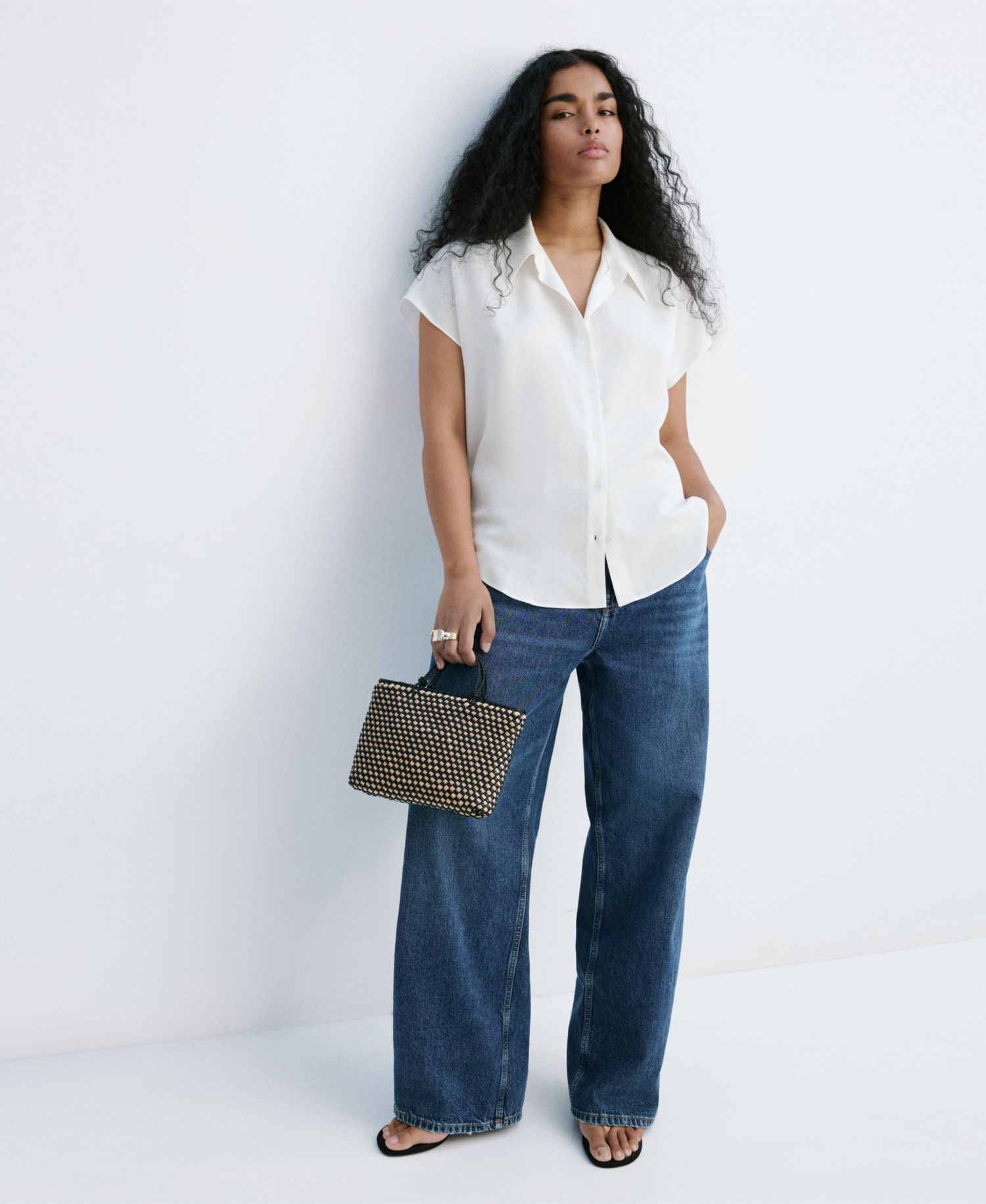 Women's Short-Sleeved Lyocell Shirt