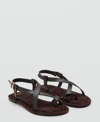 Women's Straps Leather Sandals
